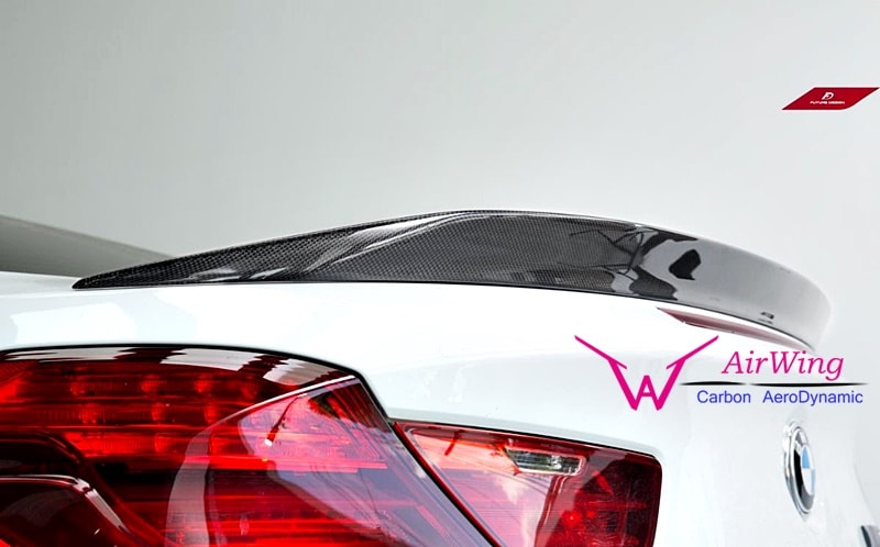 BMW F06 F13 M6- 3D style carbon trunk spoiler 01